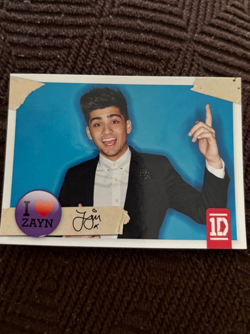 Official One Direction Trading Card Set Zayn Malik #52